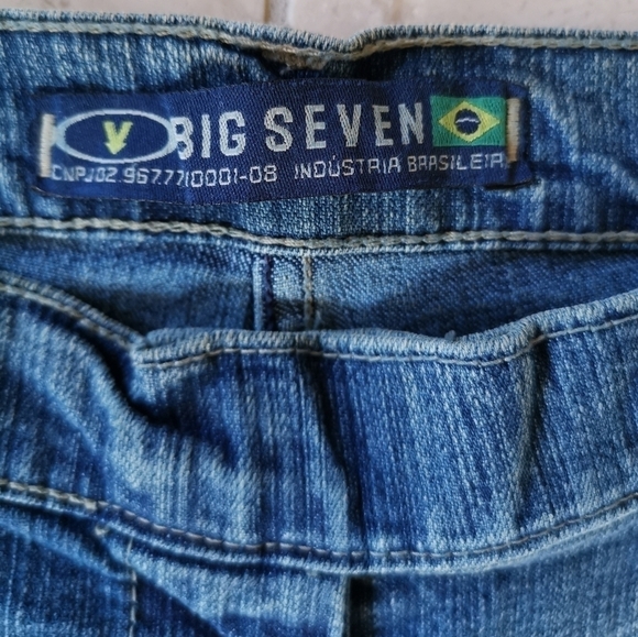 Nwt Big Seven Jean shorts cutoffs stretch - Picture 4 of 5